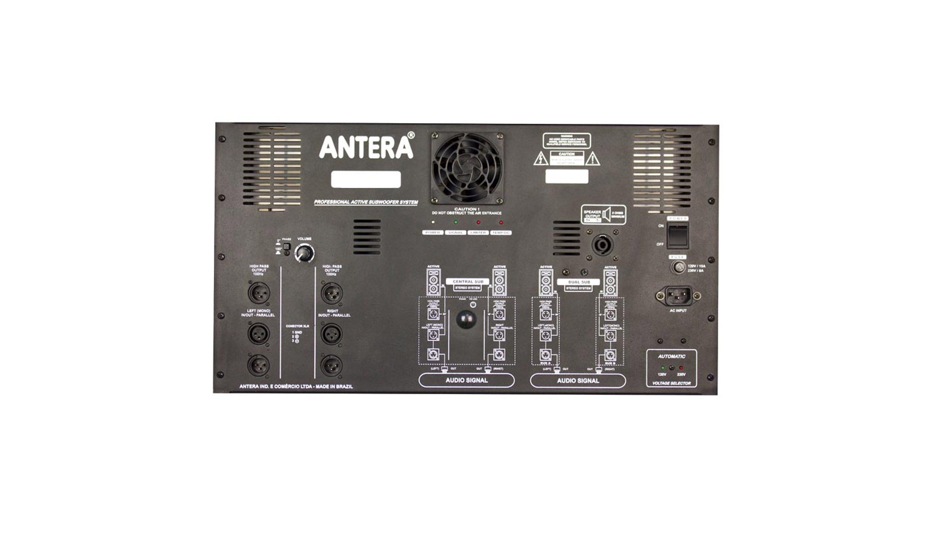 SUB GRAVE ATIVO LF18.1AF ANTERA - SUBWOOFER ATIVO ANTERA LF18.1AF ANTERA PROFISSIONAL - FOTO ADICIONAL 1